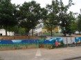Pintura do muro da EB1 de Macieira de Sarnes