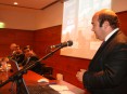 Hermínio Loureiro, presidente da autarquia, intervindo na abertura da Semana dos Moldes 2010