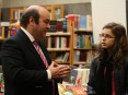 Hermnio Loureiro, presidente da Cmara Municipal de Oliveira de Azemis, foi entrevistado por uma aluna do 9 ano