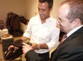 Visita do ministro da Economia, Álvaro Santos Pereira, à empresa de calçado Luís Onofre
