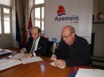 Assinatura de protocolo financeiro com a Junta de Freguesia de Oliveira de Azeméis